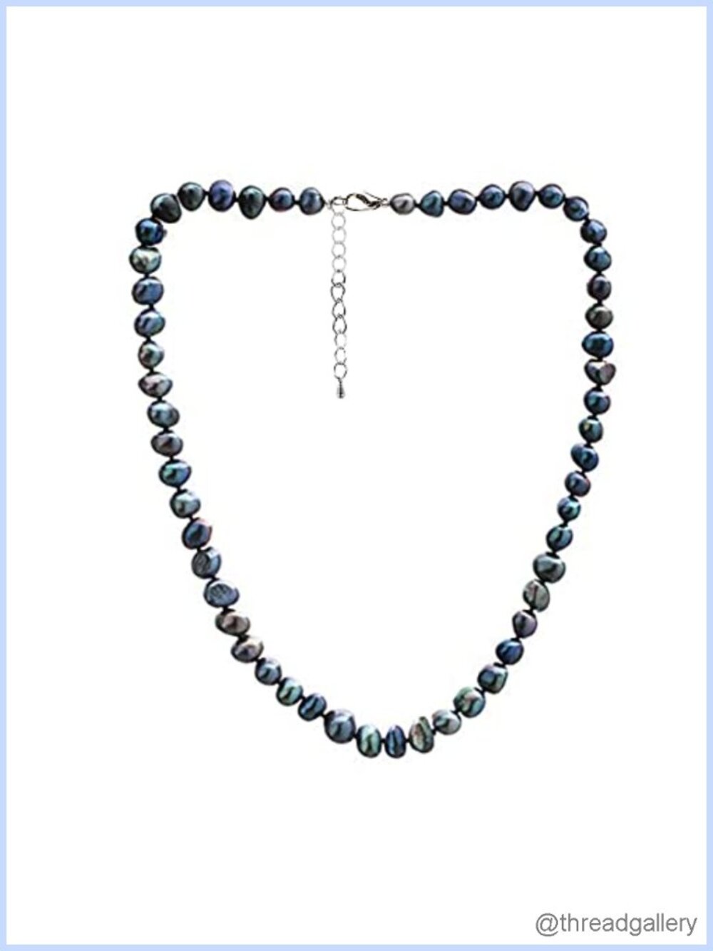Baroque Freshwater Pearl Necklace 7-8mm 18in Plus 2in Extender